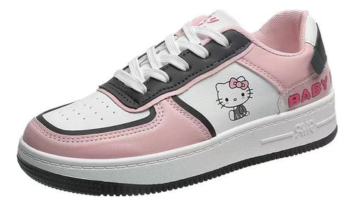 Niña Katie Gato Lindas Zapatillas Y Zapatos Rosa