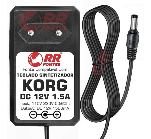 Fonte Dc 12v Para Equipamentos Korg Krome Ex