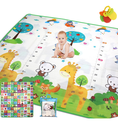 Tapete Bebe Gateo Juego Didacticos Foamy Play Mat Plegable