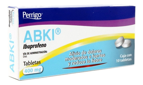 AnaLGésico Abki 400 Mg C/10 Tabletas 