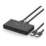 Switch Kvm Usb 3.0 2 Pc`s Com 4 Ent. Usb 3.0 Seletor