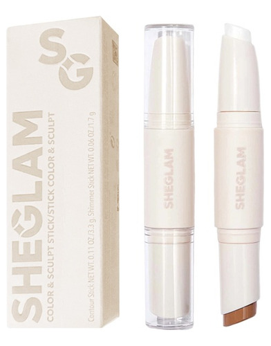 Bastão Cremoso 2 Em 1 Contorno E Iluminador Sheglam Shein