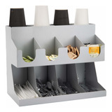 Mind Reader Jumbo Condiment Station Organizador Comercial De