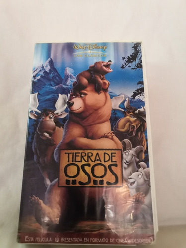 Pelicula Vhs - Disney, Tierra De Osos