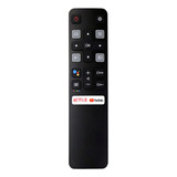 Control Remoto Black Original Voice Rc802v Fnr1 Para Tcl