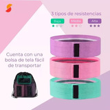 Bandas De Ejercicio, Ligas De Resistencia Lo Yoga Kit 3pzs