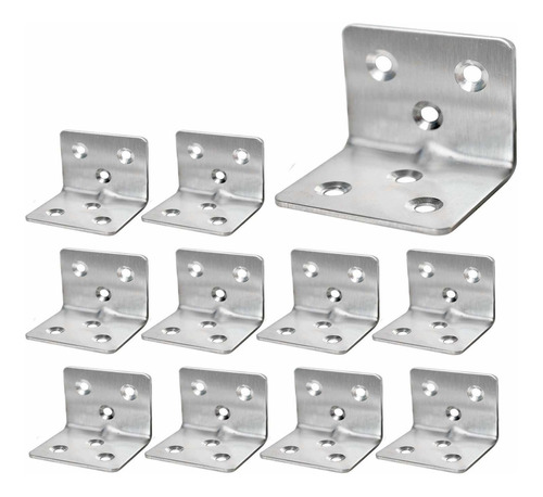 20pcs Stainless Steel Corner Brace 1.2 X 1.2 X 1.5 Small 