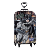 Mochila Escolar Maxtoy Rodinha Tripla 3d Batman Diplomata