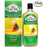 Tio Nacho Mexican Herbs Shampoo Pack De 3