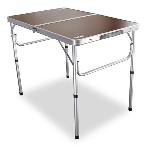 Mesa Plegable Camping Plegable Altura Regulable Aluminio 