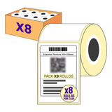 Pack X8 Etiquetas Termicas 10x15 Andreani Zebra Honeywell