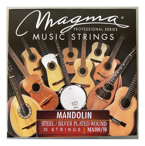 Cuerdas Mandolina 10 Cuerdas Magma Ma100/10