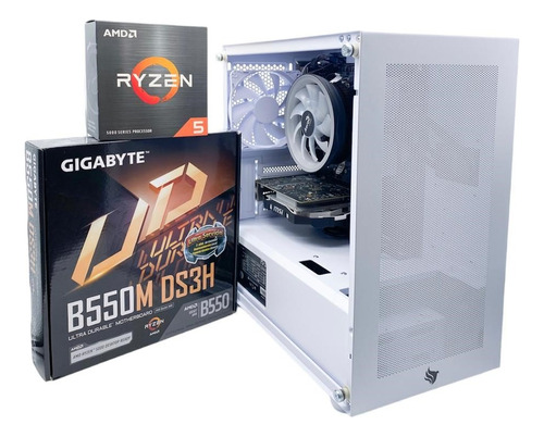 Pc Gamer Ryzen 5 5500 16gb Ddr4 Rgb Ssd Nvidia Gtx 1050ti 