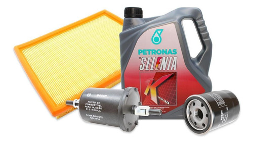 Kit Filtros + Aceite Selenia K 15w40 Fiat Palio 1.3 Fire