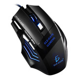 Mouse Alambrico Gamer Rgb Led 7 Botones 1000 3200 Dpi