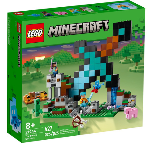 Lego 21244 Minecraft The Sword Outpost Espada 427 Pzs P3