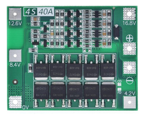 Cargador De Batería De Litio De Iones De Litio 4s 40a 18650