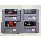 Lote 4 Cartuchos Mortal Kombat  Original 