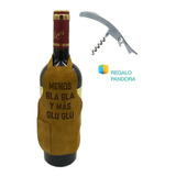 Cubre Botella Mini Pechera Decorativa + Descorchador