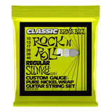 Encordoamento Guitarra Ernie Ball 10-46 P02251 Pure Niquel