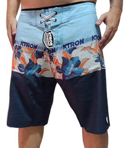 Bermuda Tactel Masculina Plus Size Ktron - Tamanho 52