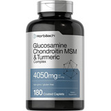 Horbaach | Glucosamine Chondroitin Msm & Turmeric | 180 Caps