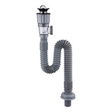 Dk Set De Desagüe For Lavabo De Baño, 2 Tubos