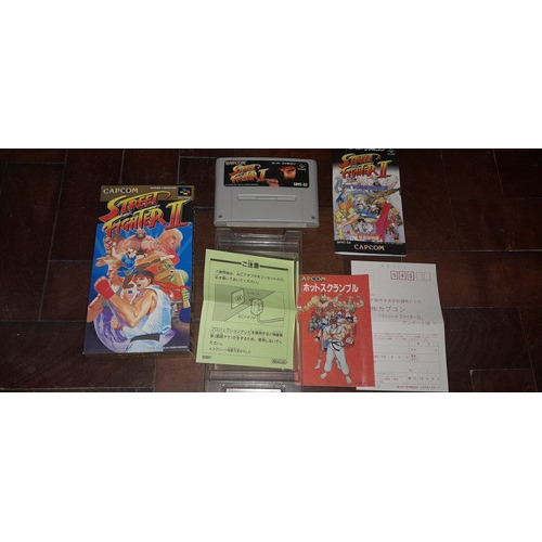 Juego Street Fighter 2 S.famicom/ Nintendo Completo Orig/jap