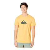 Polera Quiksilver Comp Logo Hombre Rattan