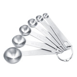 Juego De Cucharas Medidoras De Acero Inoxidable Para Café, 6