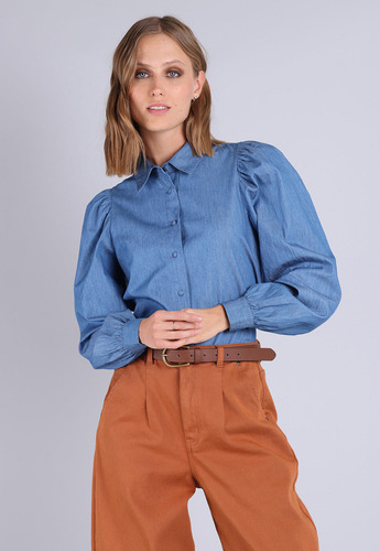 Blusa Denim Mujer Soviet