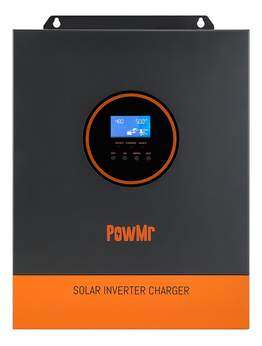 Powmr Pow-lvm5k-48v-n Inversor De Corriente  Con Voltaje Mínimo De Salida 90v Y 150v De Entrada