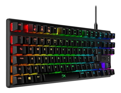 Teclado Mecânico Hyperx Alloy Origins Core Tkl Rgb Abnt2