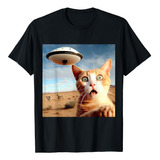 Camiseta De Gato Abducido - Encuentros Del Tipo Felino