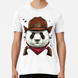 Remera Cowboy Panda Western Rodeo Sombrero De Vaquero Y Band