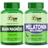 Melatonina Triple Strenght 500mg + Magnésio L Treonato 500mg