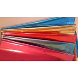 Papel Celofan Bopp Metalizado Colores 50x70cm X 10 Hojas 