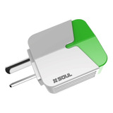 Cargador Viajero Usb X2 2.4 Amp. C/cable Microusb Soul Cuota