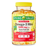 Omega 3 Mini 1000 Mg De Óleo De Peixe Spring Valley 120 Cáps