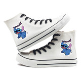 Zapatos Altos De Lona Stitch Stitch Couple