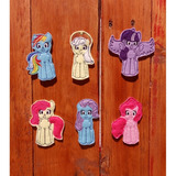 Títeres De Dedo, My Little Pony X6 Bordados