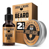 Aceite Y Bálsamo Para Barba Acondicionador Grow Alpha Beard 