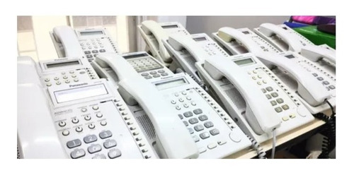 12 Telefones Aparelhos Panasonic Kx-td1232x + 2 Central Pabx