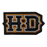 Letras H D Parche Bordado Harley Davidson
