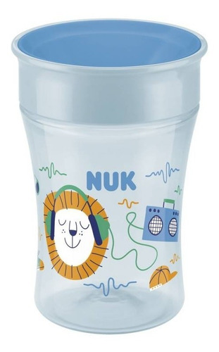 Vaso Nuk Bebe Magic Cup 250 Ml +8 Meses 360 Antigoteo