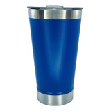 Copo Staley Térmico Com Tampa E Abridor De Garrafa 473ml Cor Azul-marinho Liso