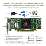 Servicio De Ti Épica - Tarjeta Amd Radeon Hd 7350 De 512 Mb 