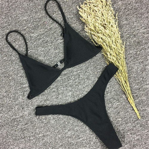 Conjunto De Bikini Brasileño Para Niña, Talla Pequeña, C [u]