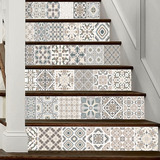 Adhesivo Extraíble Para Escaleras, Decoración De Azulejos De