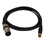 Cabo Xlr Macho X Rca Macho 3,0 Metros